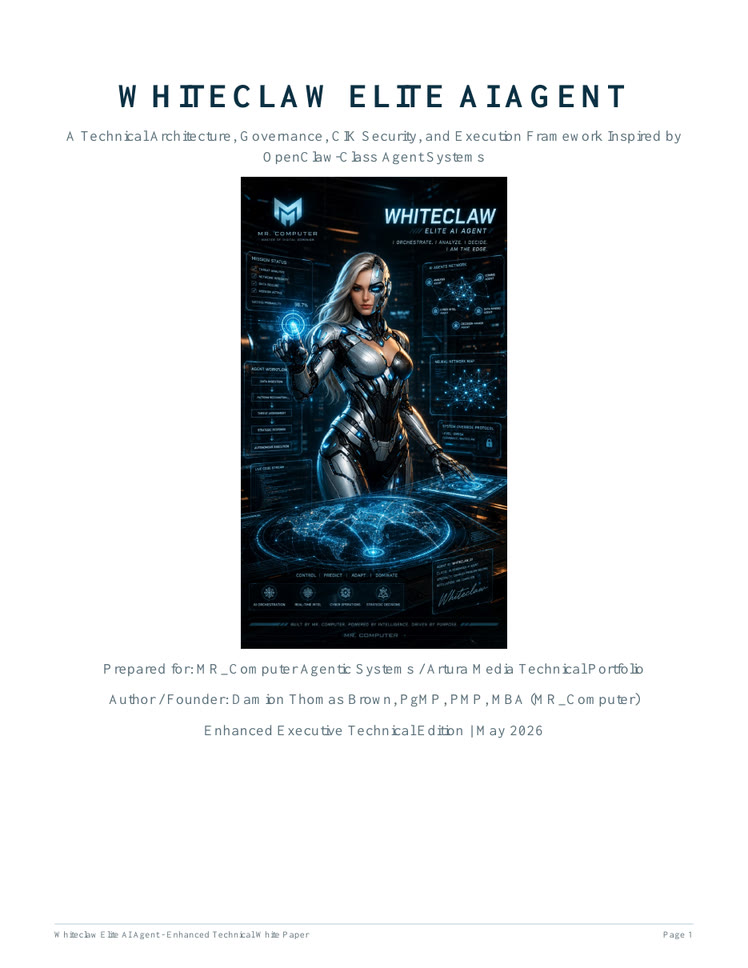 Cover of the Whiteclaw Elite AI Agent technical white paper